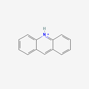 molecular formula C13H10N+ B8443388 Acridinium 