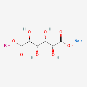 molecular formula C6H8KNaO8 B8443433 Potassium sodium D-glucarate CAS No. 36221-96-2