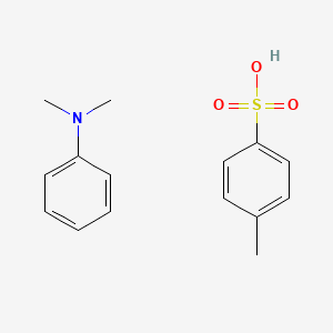 molecular formula C15H19NO3S B8443443 Dimethylaniline p-toluene sulphonate CAS No. 17387-66-5