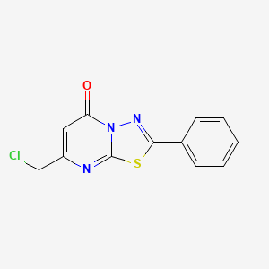 7-chloromethyl-2-phenyl-5H-1,3,4-thiadiazolo[3,2-a]pyrimidine-5-one