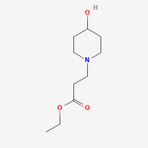 Ethyl 3-(4-hydroxypiperidino)propionate
