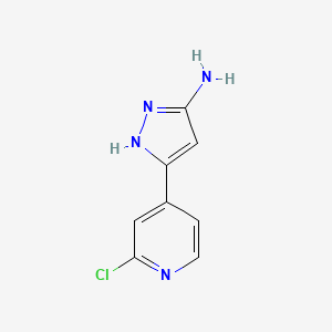 3-(2-Chloropyridin-4-yl)-1H-pyrazol-5-amine