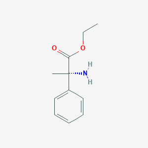 molecular formula C11H15NO2 B8443545 (S)-Ethyl 2-amino-2-phenylpropanoate CAS No. 2683-72-9