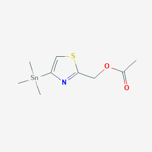 2-Acetoxymethyl-4-(trimethylstannyl)thiazole