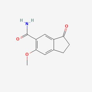 6-Methoxy-3-oxo-indan-5-carboxylic acid amide