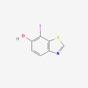 6-Hydroxy-7-iodo-benzothiazole