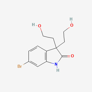 6-Bromo-3,3-bis(2-hydroxyethyl)indolin-2-one