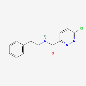 6-Chloropyridazine-3-carboxylic acid (2-phenylpropyl)amide