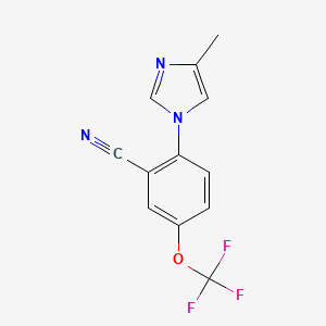 2-(4-Methyl-imidazol-1-yl)-5-trifluoromethoxy benzonitrile