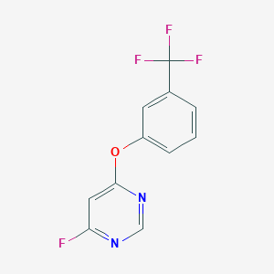 4-Fluoro-6-[(alpha,alpha,alpha-trifluoro-m-tolyl)oxy]pyrimidine