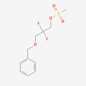 Methanesulfonic acid 3-benzyloxy-2,2-difluoropropyl ester