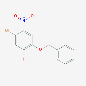 1-Benzyloxy-4-bromo-2-fluoro-5-nitrobenzene