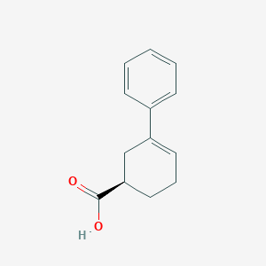 molecular formula C13H14O2 B8443801 (R)-3-phenyl-3-cyclohexenecarboxylic acid 