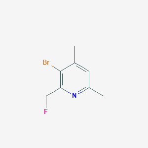 3-Bromo-2-(fluoromethyl)-4,6-dimethylpyridine