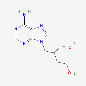 molecular formula C10H15N5O2 B8443860 2-(Adenin-9-ylmethyl)-butan-1,4-diol 
