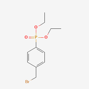 molecular formula C11H16BrO3P B8443972 Diethyl 4-(bromomethyl)phenylphosphonate 