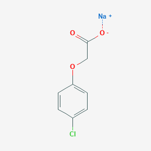 molecular formula C8H7ClNaO3 B084440 Sodium 4-chlorophenoxyacetate CAS No. 13730-98-8