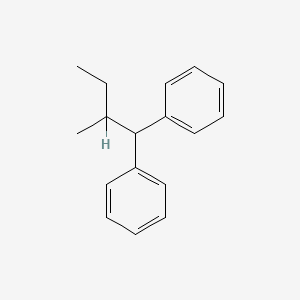 molecular formula C17H20 B8444071 1,1-Diphenyl-2-methylbutane CAS No. 26465-78-1