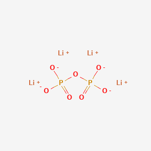 molecular formula Li4O7P2 B084441 Tetralithium diphosphate CAS No. 13843-41-9