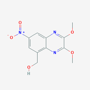 2,3-Dimethoxy-5-hydroxymethyl-7-nitro-quinoxaline