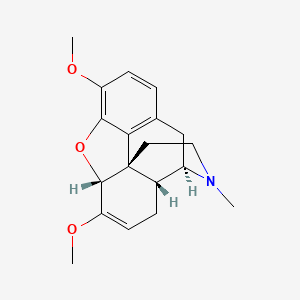 molecular formula C19H23NO3 B8444324 Dihydrothebaine CAS No. 561-25-1