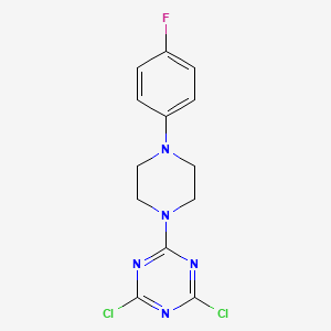 2,4-Dichloro-6-[4-(4-fluorophenyl)piperazin-1-yl]-1,3,5-triazine