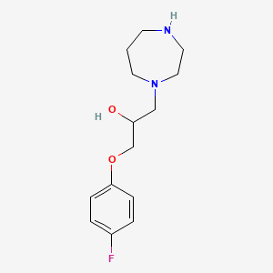 1-[2-Hydroxy-3-(4-fluorophenoxy)propyl]homopiperazine