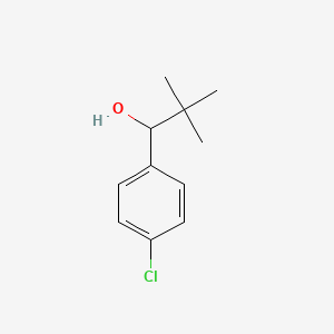 molecular formula C11H15ClO B8444507 1-(4-Chlorophenyl)-2,2-dimethylpropanol 