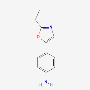 4-(2-Ethyl-oxazol-5-yl)-phenylamine