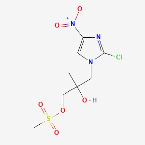 (betaR)-2-Chloro-beta-hydroxy-beta-methyl-4-nitro-1H-imidazole-1-propanol1-Methanesulfonate