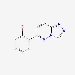 6-(o-Fluorophenyl)-1,2,4-triazolo-[4,3-b]pyridazine