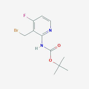Tert-butyl 3-(bromomethyl)-4-fluoropyridin-2-ylcarbamate