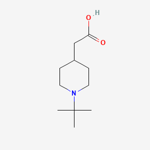 (1-tert-Butyl-piperidin-4-yl)-acetic acid