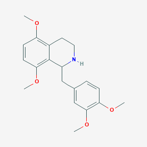 1-(3,4-Dimethoxy-benzyl)-5,8-dimethoxy-1,2,3,4-tetrahydroisoquinoline
