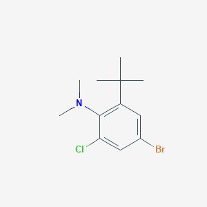 (4-Bromo-2-tert-butyl-6-chlorophenyl)dimethylamine