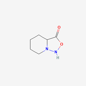 molecular formula C6H10N2O2 B8444913 Tetrahydropyridino[1,2-c][1,2,3]oxadiazolone 