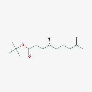 molecular formula C15H30O2 B8444944 tert-butyl (4R)-4,8-dimethylnonanoate CAS No. 86534-85-2