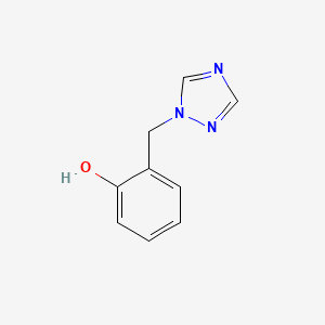 molecular formula C9H9N3O B8445213 2-(1H-1,2,4-triazol-1-ylmethyl)phenol 