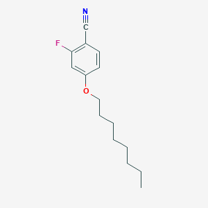 molecular formula C15H20FNO B8445374 2-Fluoro-4-octyloxybenzonitrile 