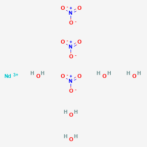 molecular formula H10N3NdO14 B084454 Neodymium nitrate pentahydrate CAS No. 14517-29-4