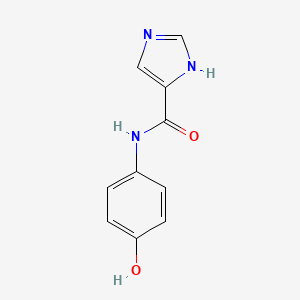 3-H-Imidazole-4-carboxylic acid (4-hydroxy-phenyl)-amide