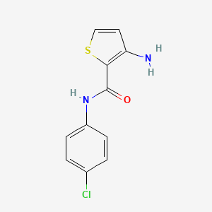 N-(4-chlorophenyl)3-aminothiophene-2-carboxamide