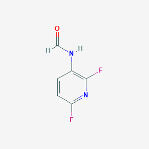 molecular formula C6H4F2N2O B8445522 N-(2,6-difluoropyridin-3-yl)formamide 