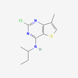 2-Chloro-7-methyl-4-(1-methylpropylamino)thieno[3,2-d]pyrimidine