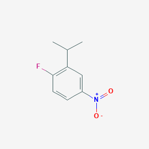 molecular formula C9H10FNO2 B8445578 1-Fluoro-2-isopropyl-4-nitrobenzene 