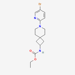 Ethyl[7-(5-bromopyridin-2-yl)-7-azaspiro[3.5]non-2-yl]carbamate