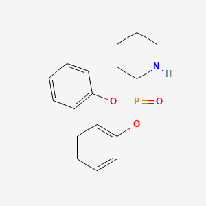 Diphenyl piperidin-2-ylphosphonate