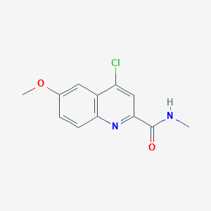 4-chloro-6-methoxy-N-methyl-2-quinoline carboxamide