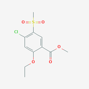 4-Chloro-2-ethoxy-5-methanesulfonyl-benzoic acid methyl ester