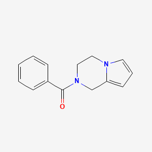 2-Benzoyl-1,2,3,4-Tetrahydropyrrolo-[1,2-a]-Pyrazine